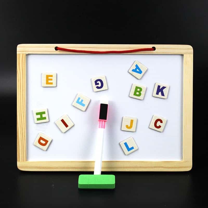Wooden Magnetic Learning Letters Puzzle - Stylus Kids