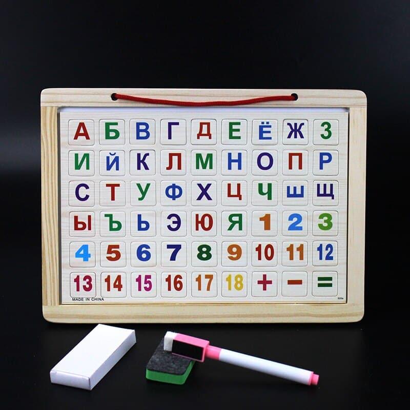 Wooden Magnetic Learning Letters Puzzle - Stylus Kids