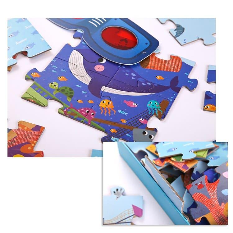 Jigsaw Puzzle with Magic Glasses - Stylus Kids