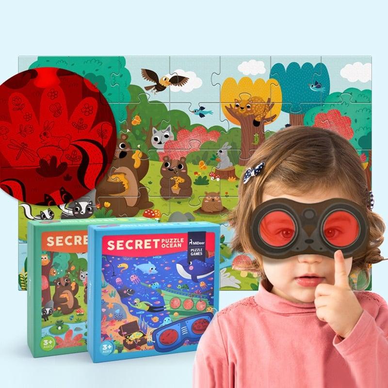 Jigsaw Puzzle with Magic Glasses - Stylus Kids
