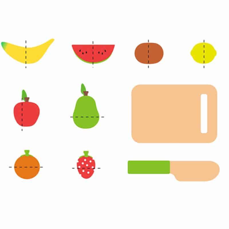 Wooden Fruit Blocks - Stylus Kids