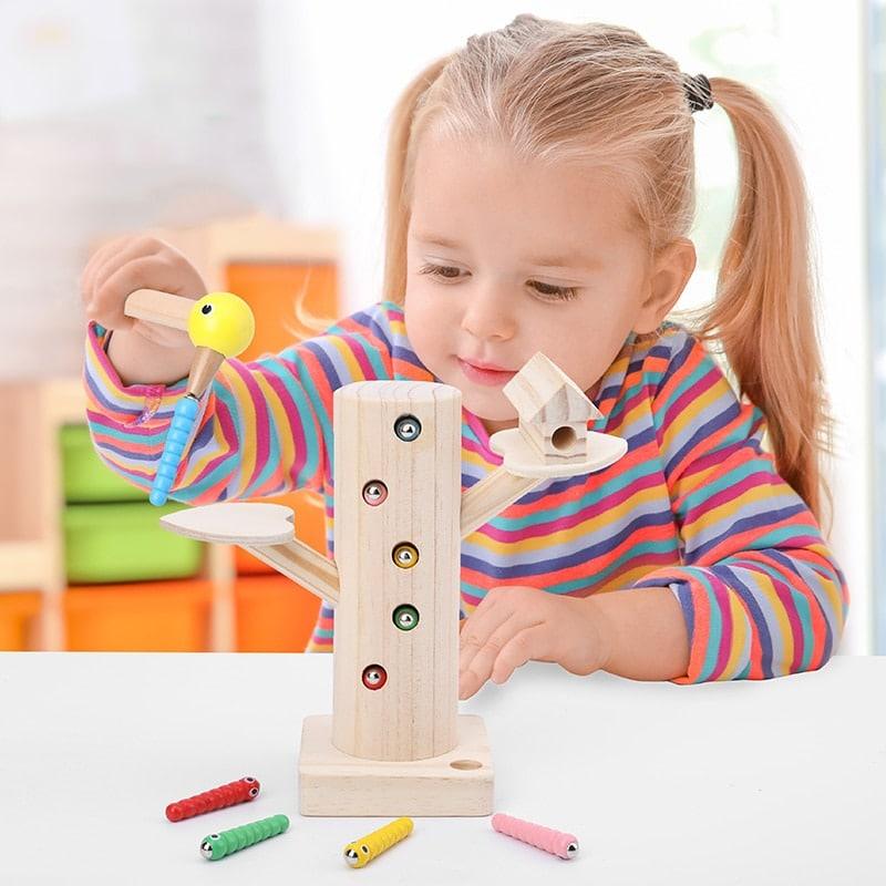 Magnetic 3D Puzzle Woodpecker Game - Stylus Kids