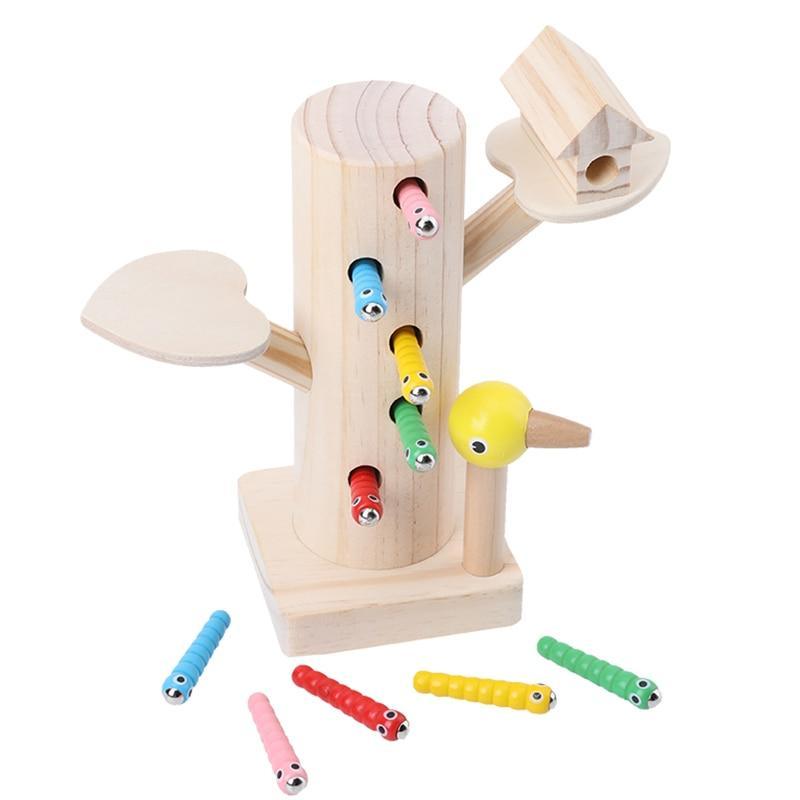 Magnetic 3D Puzzle Woodpecker Game - Stylus Kids