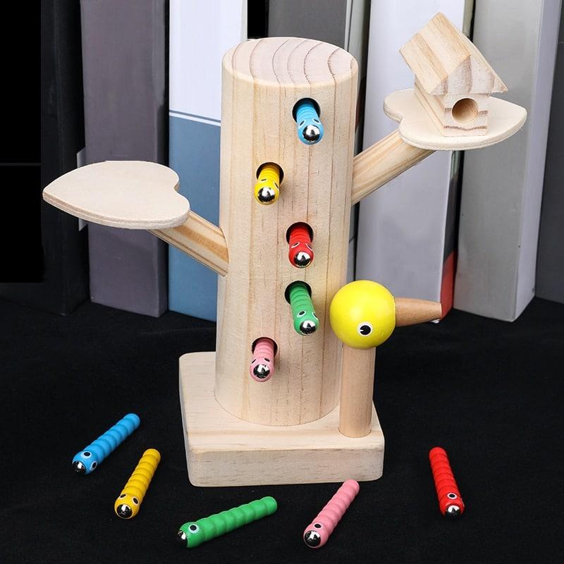 Magnetic 3D Puzzle Woodpecker Game - Stylus Kids