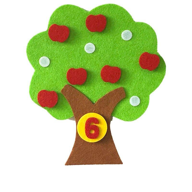 Soft Cloth Tree Shaped Counting Toy - Stylus Kids