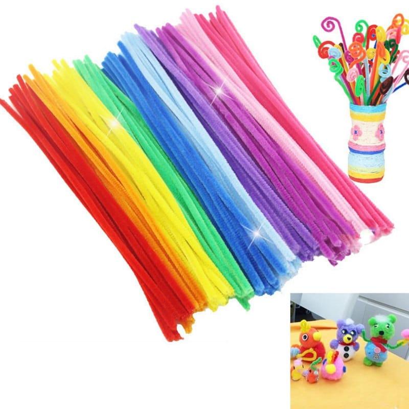 Educational Colorful Twisty Plush Sticks Set - Stylus Kids