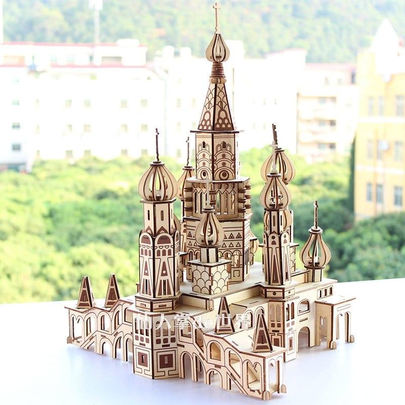 3D Puzzle Wooden Saint Petersburg Model - Stylus Kids