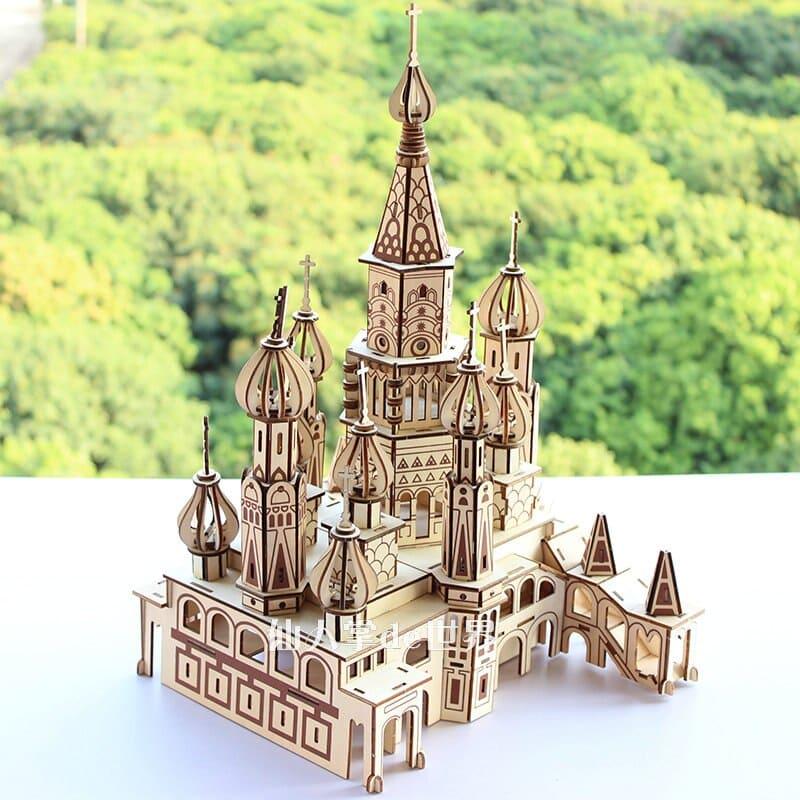 3D Puzzle Wooden Saint Petersburg Model - Stylus Kids