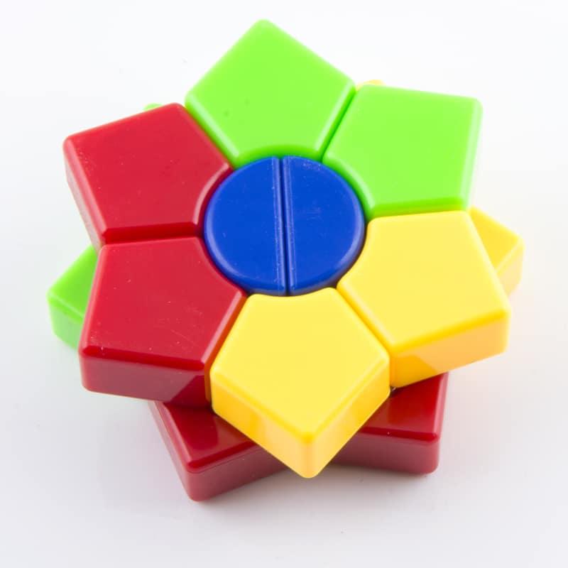 Kids' Hexagon Themed Large Colorful Plastic Magic Cube - Stylus Kids