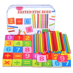 Montessori Educational Wooden Arithmetic Rods - Stylus Kids