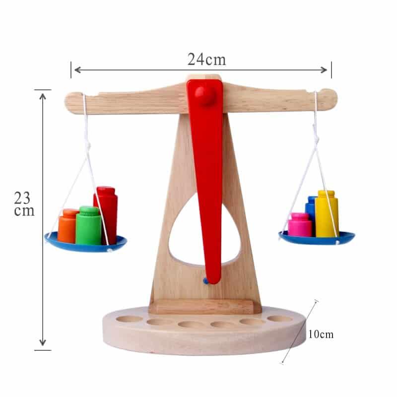 Educational Wooden Balance Scales Toy - Stylus Kids