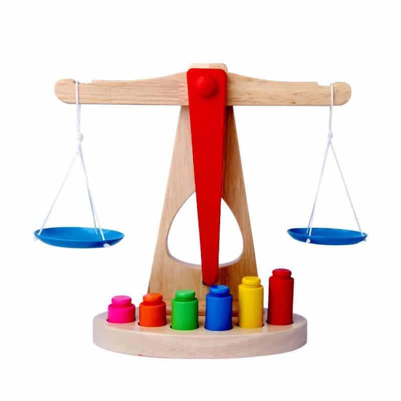 Educational Wooden Balance Scales Toy - Stylus Kids