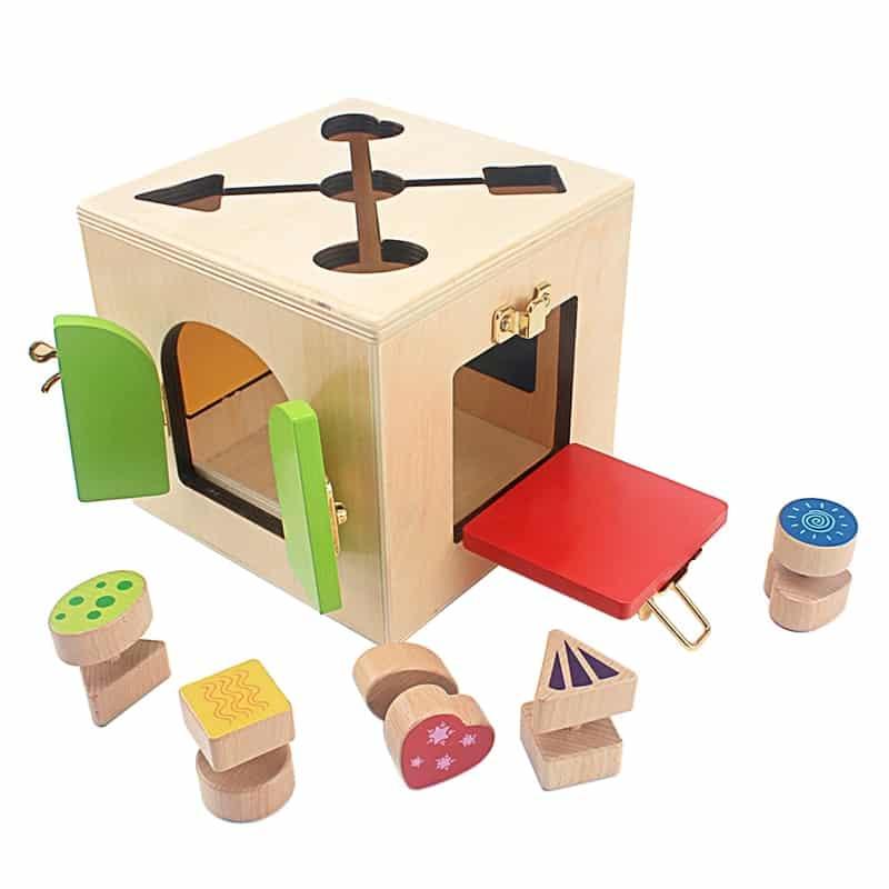 Multifunction Wooden Lock Box - Stylus Kids