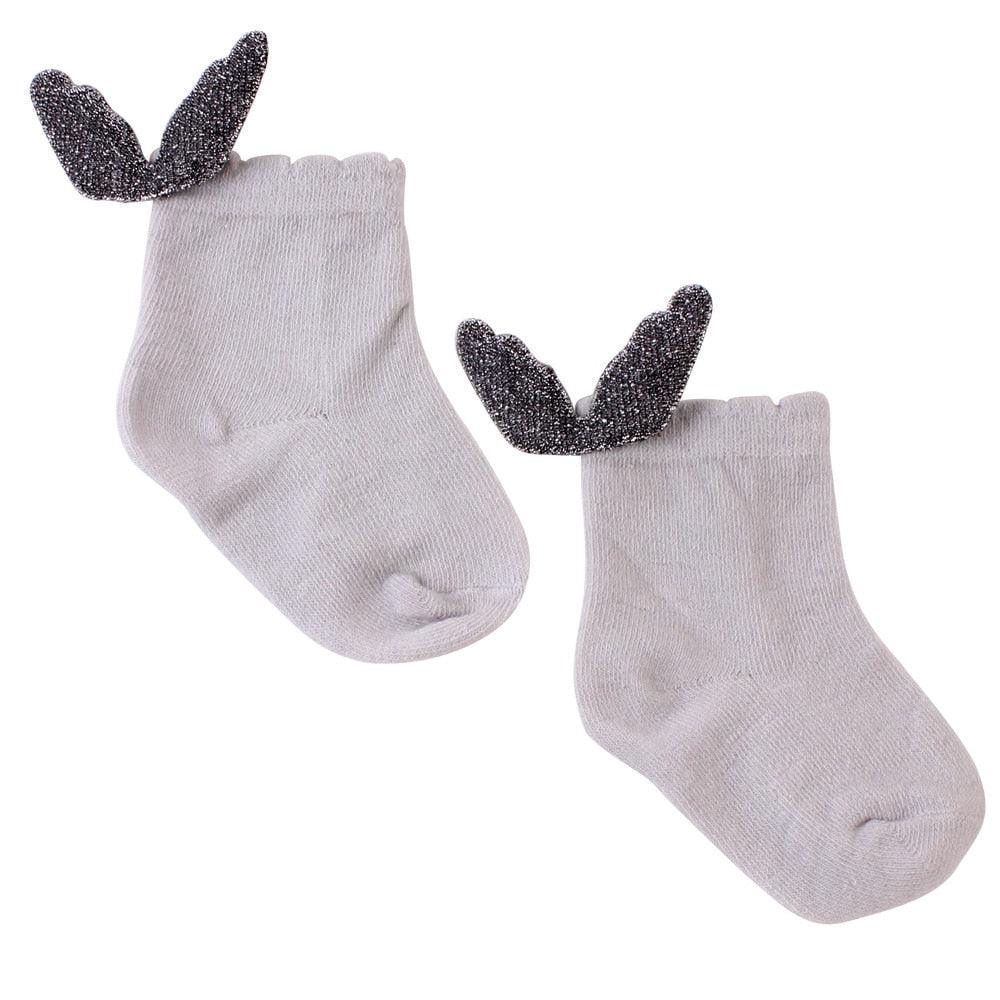 Cute Soft Cotton Socks with Wings - Stylus Kids