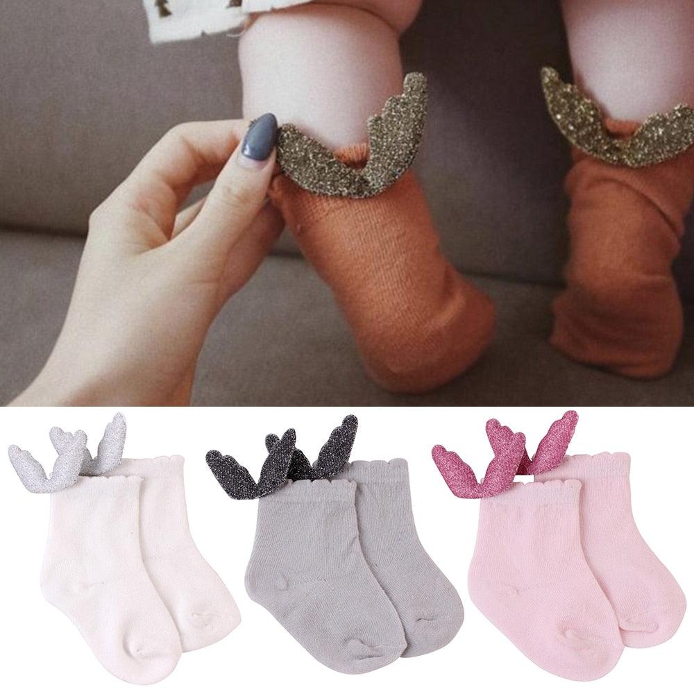 Cute Soft Cotton Socks with Wings - Stylus Kids