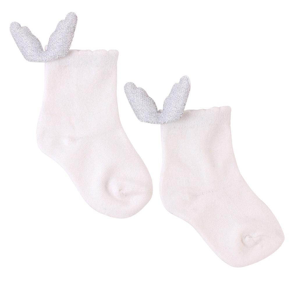 Cute Soft Cotton Socks with Wings - Stylus Kids