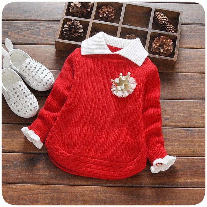 Lovely Warm Cotton Baby Girl's Pullover - Stylus Kids