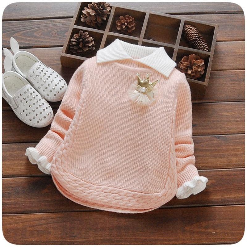 Lovely Warm Cotton Baby Girl's Pullover - Stylus Kids