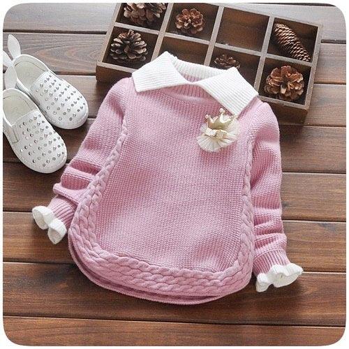 Lovely Warm Cotton Baby Girl's Pullover - Stylus Kids