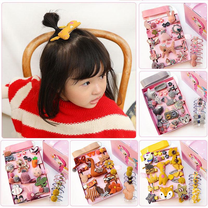 Baby's Cartoon Hair Clips Set - Stylus Kids