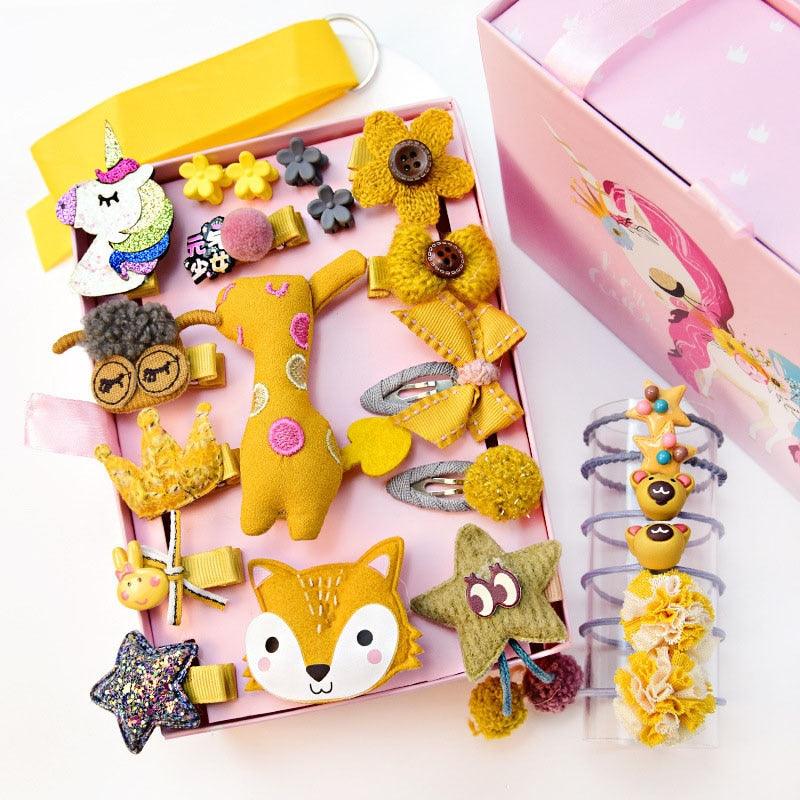 Baby's Cartoon Hair Clips Set - Stylus Kids