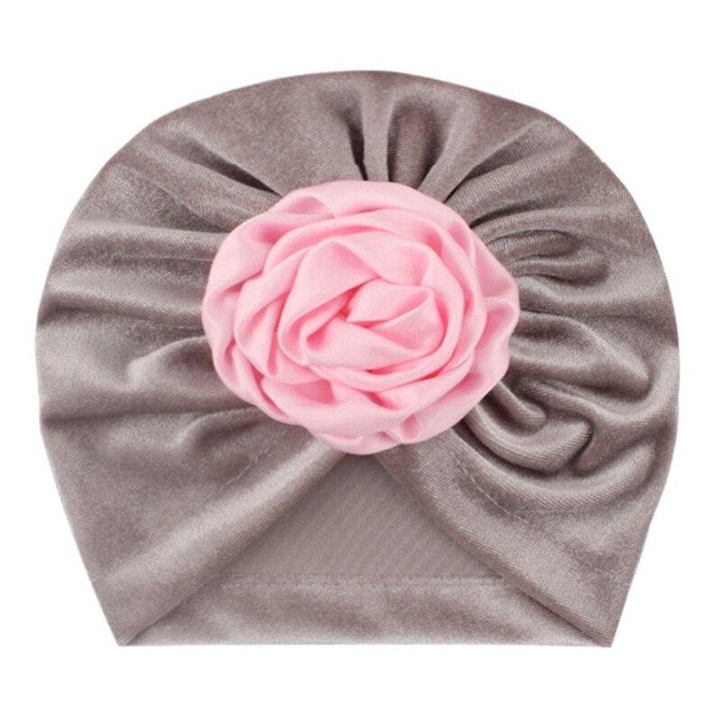 Baby Girl's Flower Patterned Hat - Stylus Kids