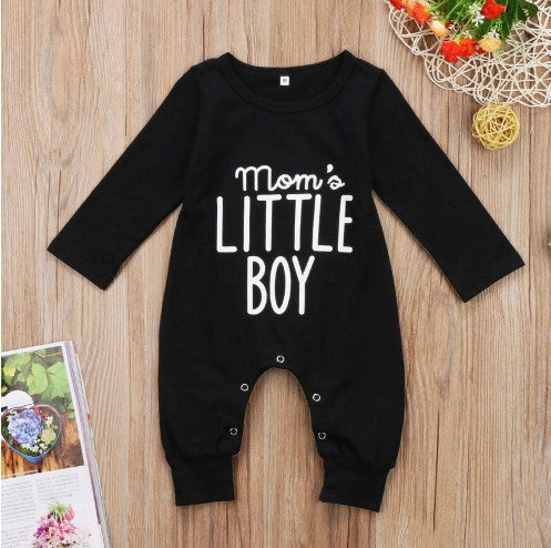 Boy's Mom's Little Boy Printed Jumpsuit - Stylus Kids