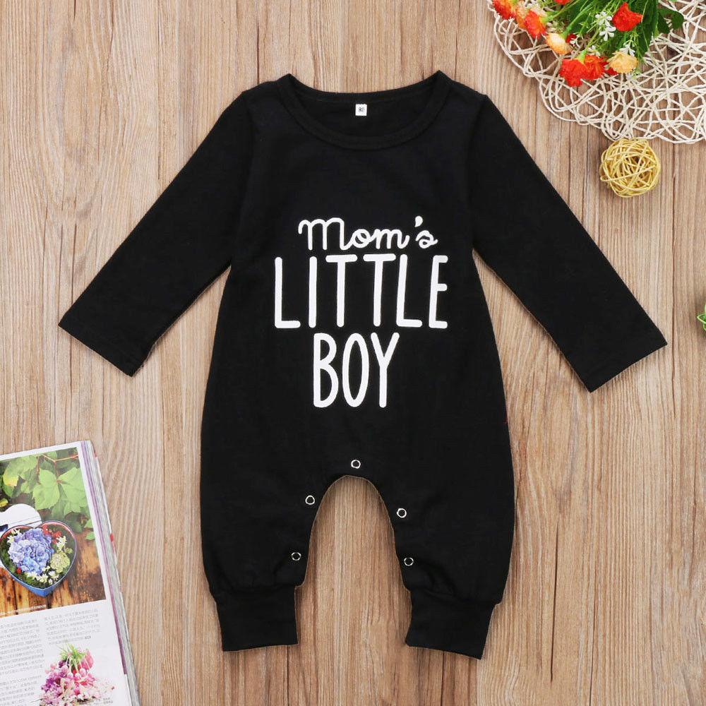 Boy's Mom's Little Boy Printed Jumpsuit - Stylus Kids