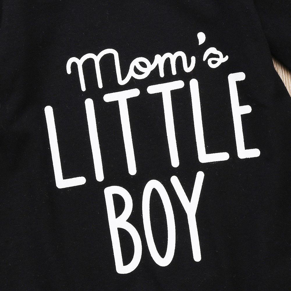 Boy's Mom's Little Boy Printed Jumpsuit - Stylus Kids