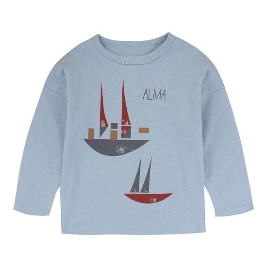 Long Sleeve Baby Shirt with Prints - Stylus Kids