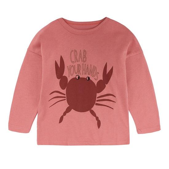 Long Sleeve Baby Shirt with Prints - Stylus Kids