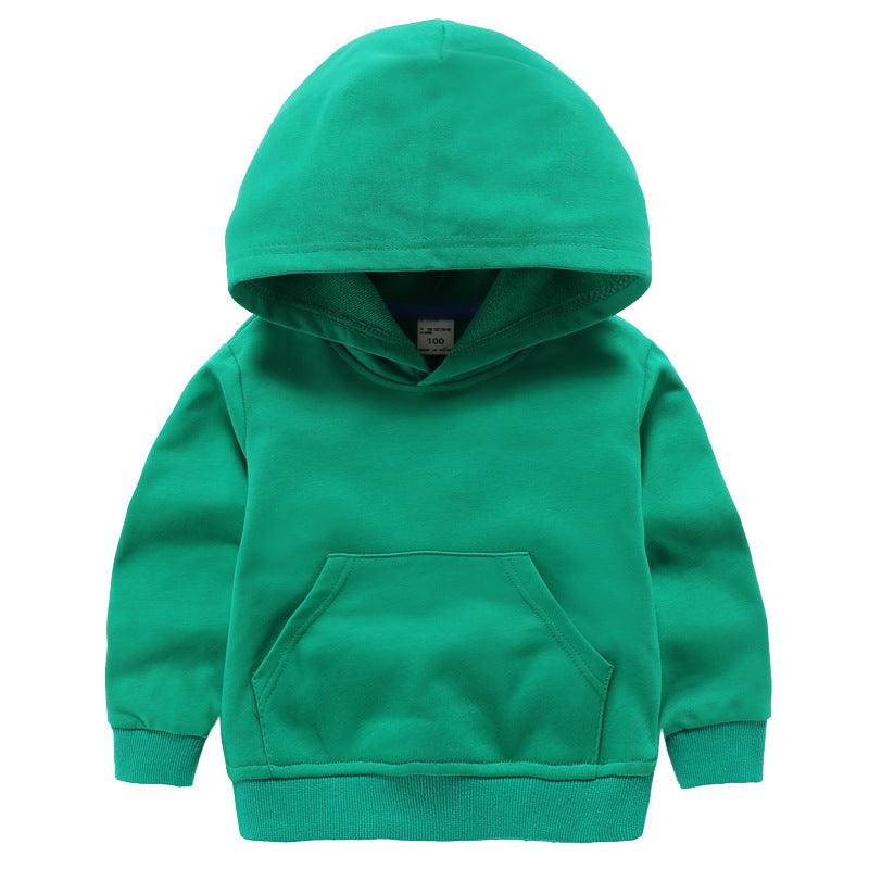 Baby Boy's Sports Plain Hoodie - Stylus Kids