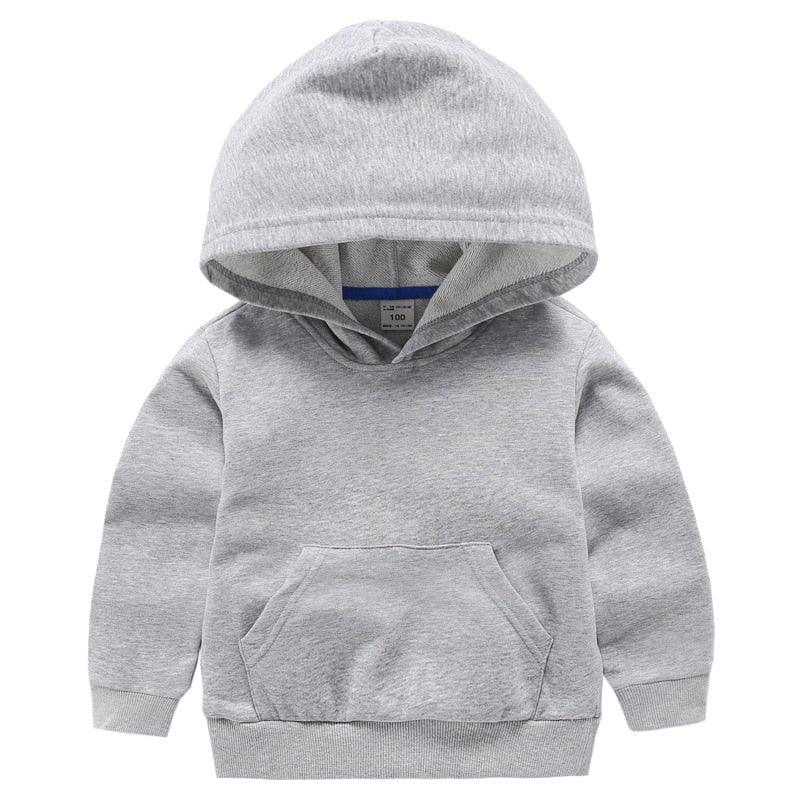 Baby Boy's Sports Plain Hoodie - Stylus Kids