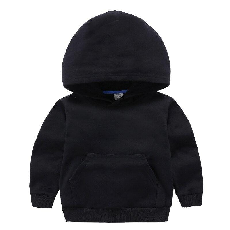 Baby Boy's Sports Plain Hoodie - Stylus Kids