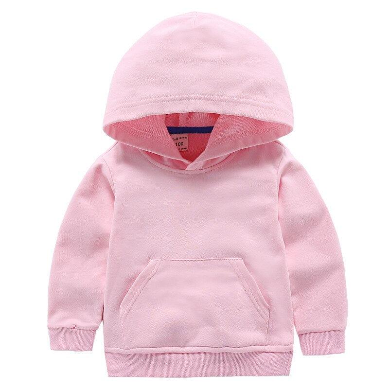 Baby Boy's Sports Plain Hoodie - Stylus Kids