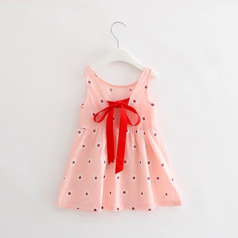Summer Girl's Cherry Print Dress - Stylus Kids