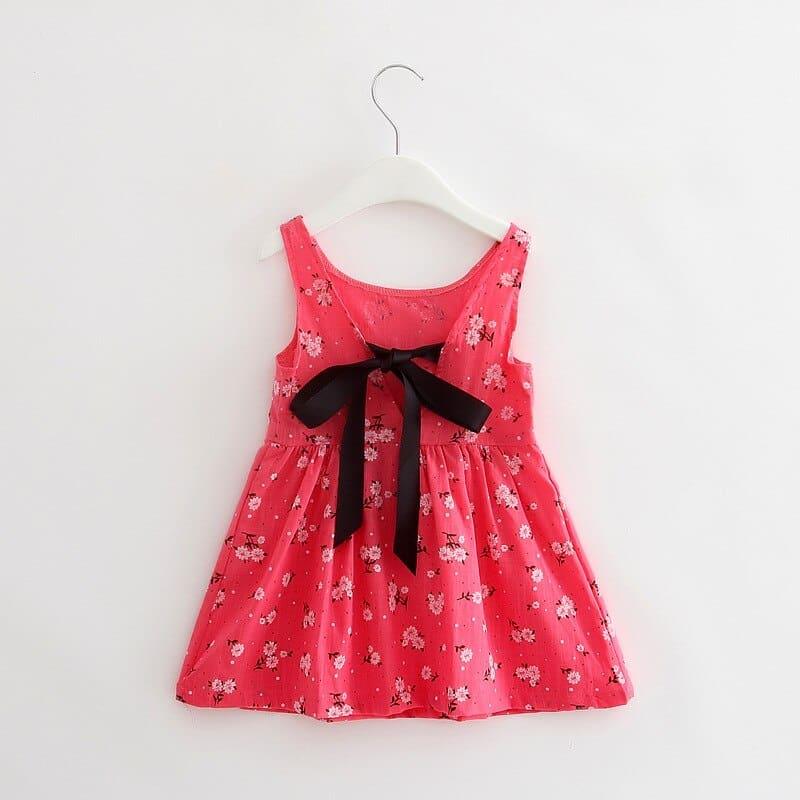 Summer Girl's Cherry Print Dress - Stylus Kids