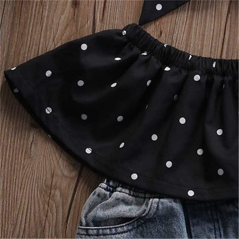 Baby Girl's Casual Dotted Clothing Set - Stylus Kids