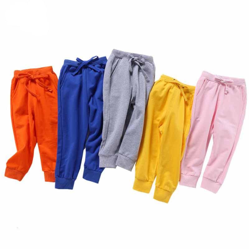 Solid Color Elastic Waist Soft Baby Pants - Stylus Kids