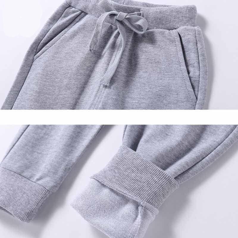 Solid Color Elastic Waist Soft Baby Pants - Stylus Kids