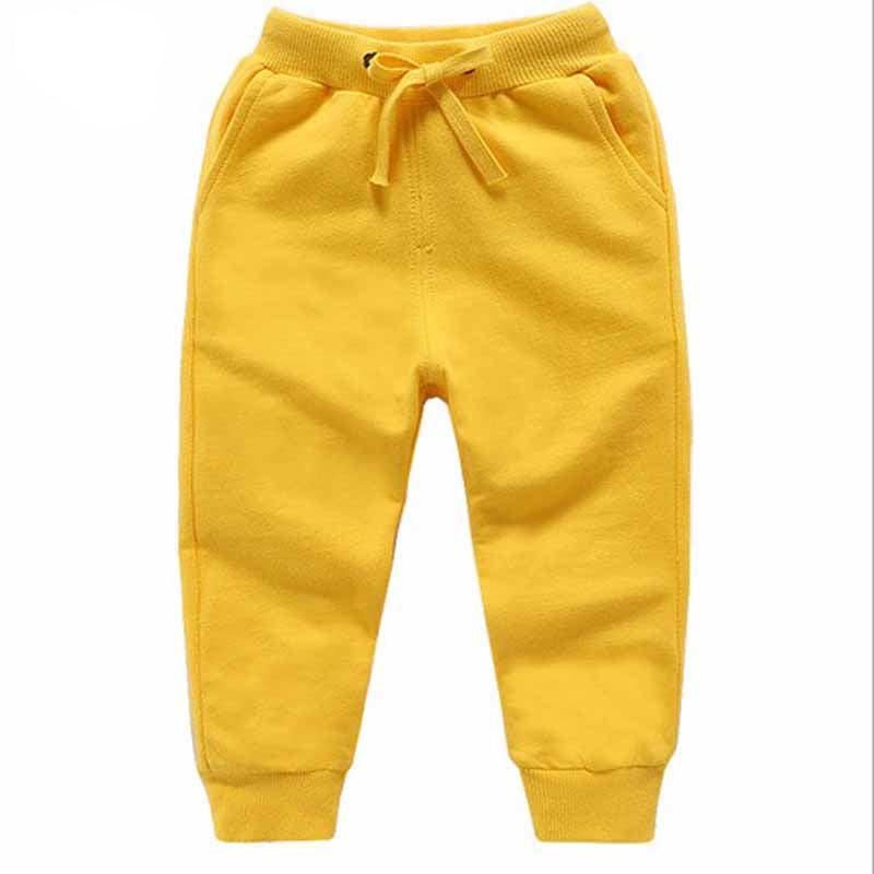 Solid Color Elastic Waist Soft Baby Pants - Stylus Kids