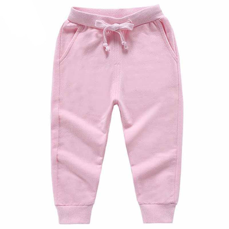 Solid Color Elastic Waist Soft Baby Pants - Stylus Kids