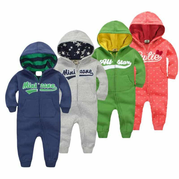 Baby Girl’s Casual Warm Cotton Jumpsuit - Stylus Kids