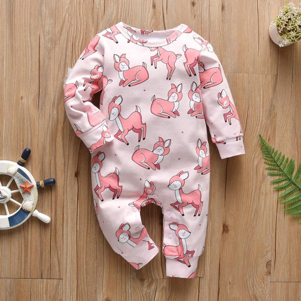 Baby Girl's Little Deer Romper - Stylus Kids