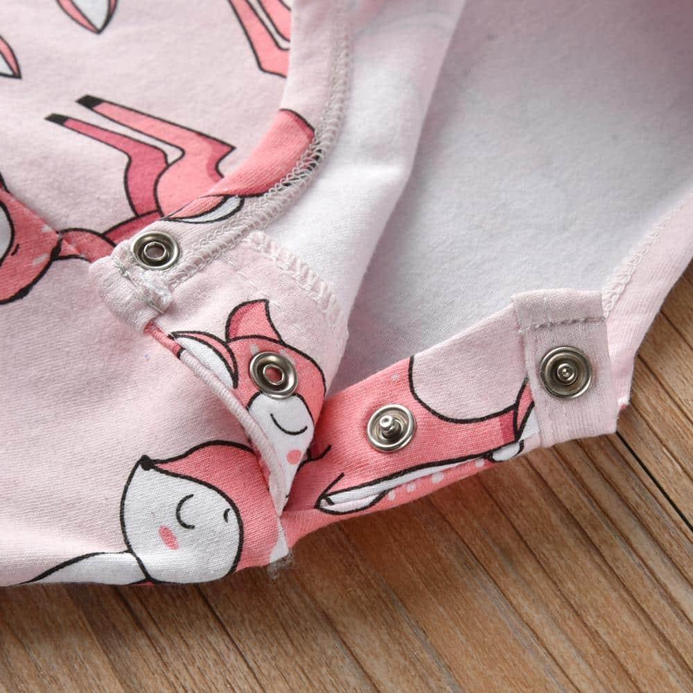 Baby Girl's Little Deer Romper - Stylus Kids