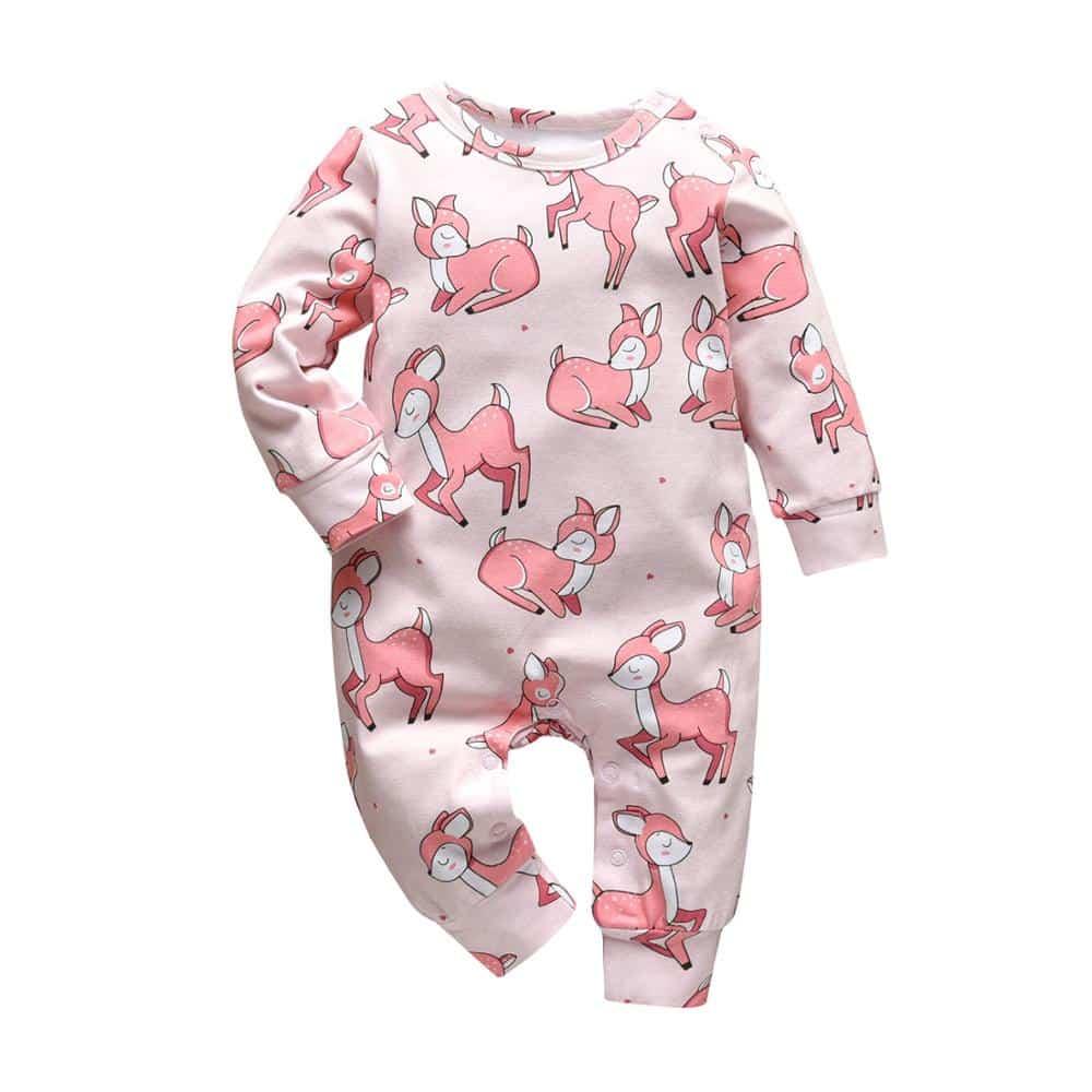 Baby Girl's Little Deer Romper - Stylus Kids