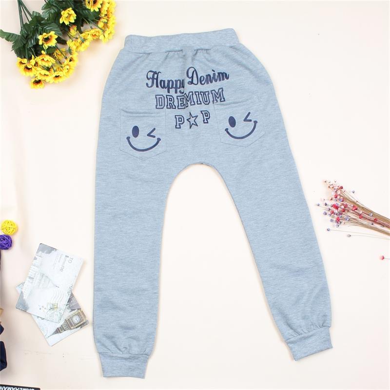 Baby Boy's Smile Printed Cotton Pants - Stylus Kids