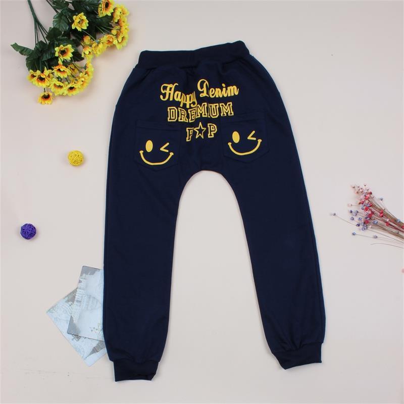 Baby Boy's Smile Printed Cotton Pants - Stylus Kids