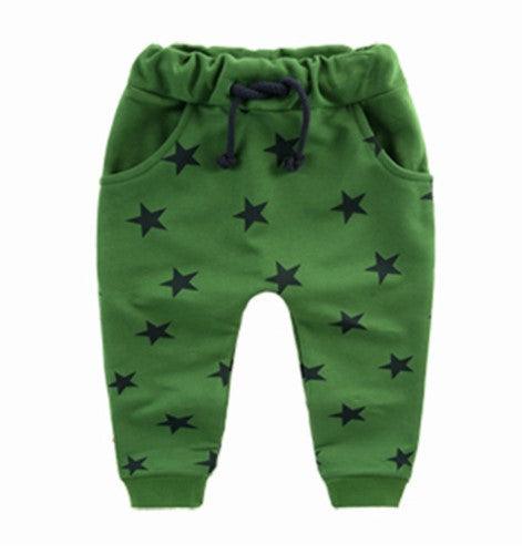 Baby Boy's Harem Star Patterned Pants - Stylus Kids