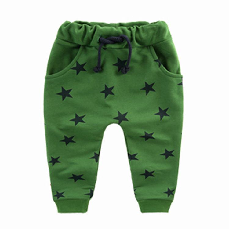 Baby Boy's Harem Star Patterned Pants - Stylus Kids